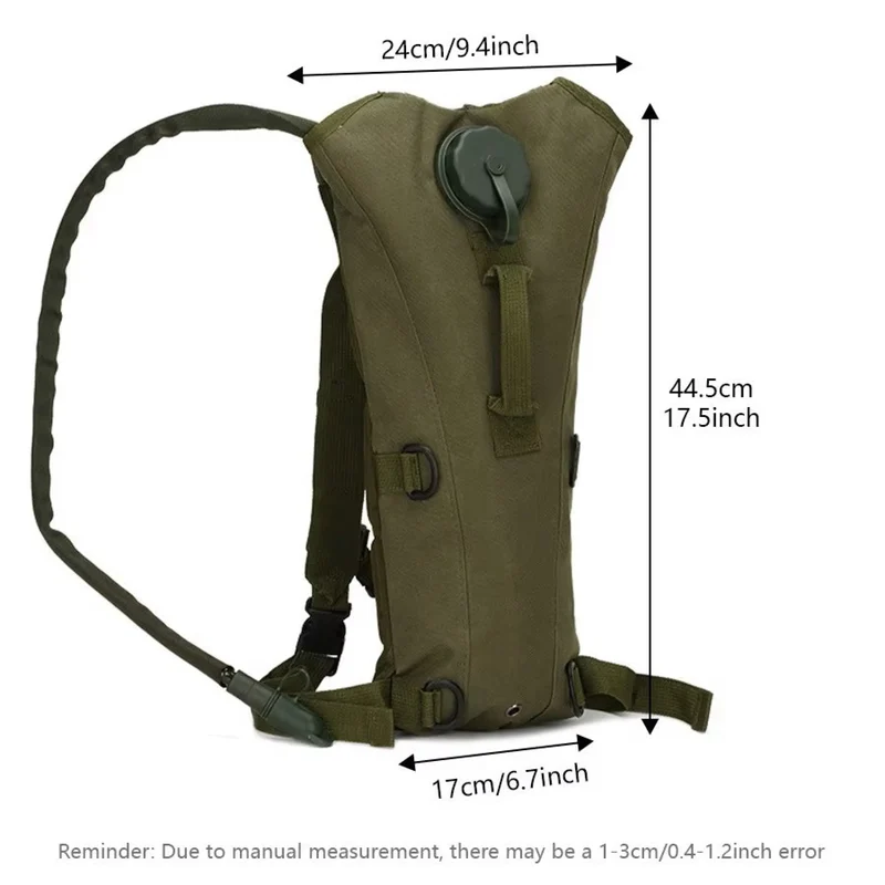 Trinkrucksack 3L mit Trinkblase – Wasserrucksack für Outdoor, Radfahren & Wandern | BPA-frei, leicht & atmungsaktiv