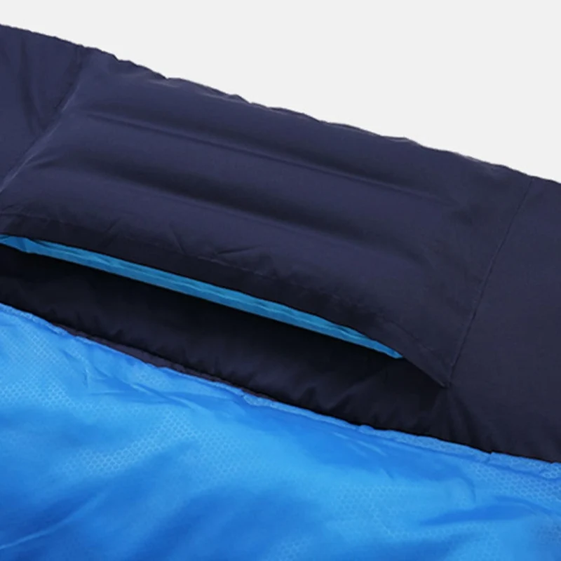 Doppelschlafsack 2 Personen – 150 x 210 cm, warm, wasserabweisend & teilbar, Camping Schlafsack