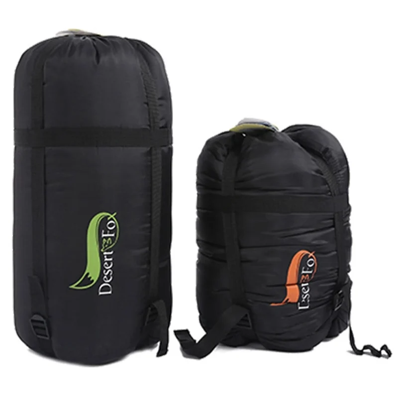 Doppelschlafsack 2 Personen – 150 x 210 cm, warm, wasserabweisend & teilbar, Camping Schlafsack