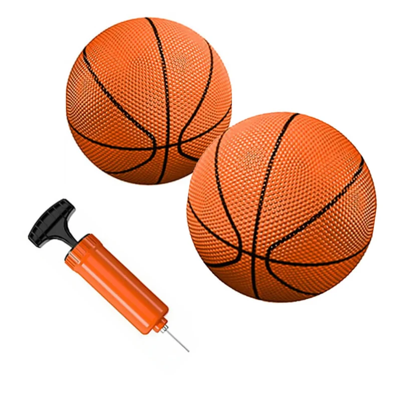 Indoor-Basketballkorb Set für Zuhause, flexible Befestigung – inkl. 2 Bälle, Pumpe & Punktezähler