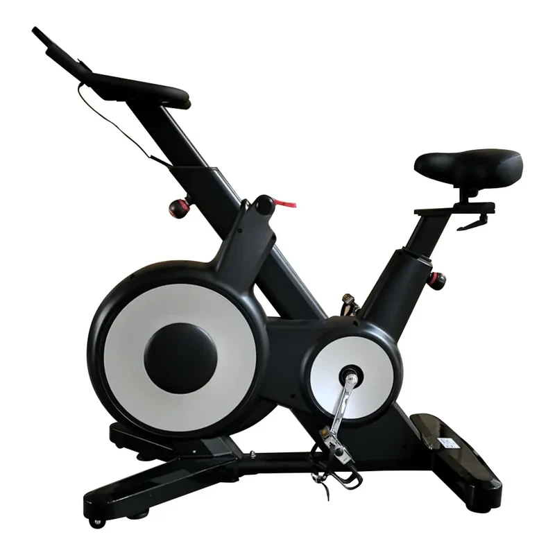 Indoor Bike Heimtrainer Fahrrad mit Magnetbremse, 8 kg Schwungrad, verstellbarem Sitz & Lenker, Display und kabelloser Ladefunktion – Heimtrainer für zuhause