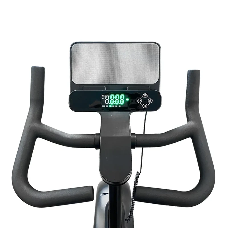 Indoor Bike Heimtrainer Fahrrad mit Magnetbremse, 8 kg Schwungrad, verstellbarem Sitz & Lenker, Display und kabelloser Ladefunktion – Heimtrainer für zuhause