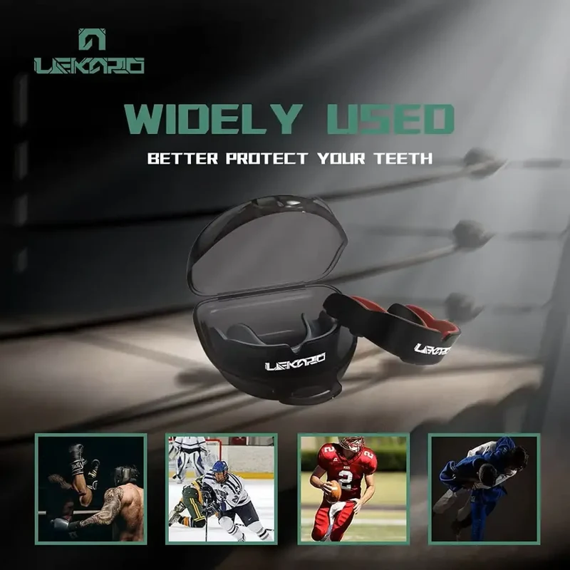 Sport-Zahnschutz für Kinder PREMIUM - Mundschutz Boxen, Anti-Shock-Frame, Gel Schutz, Unisex, Einheitsgröße