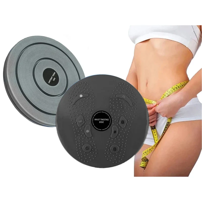 Drehtrainer mit Magnetmassage, Rotations-Twister mit Noppenoberfläche, Bauch Beine Po Training, Balance Board für Zuhause