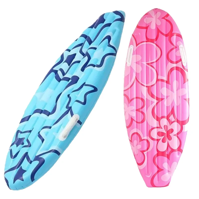 Surfbrett mit Haltegriffen, aufblasbar, für Kinder, 110 x 40 cm, für Pool und Strand