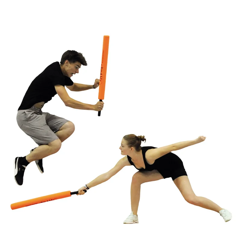 Gepolsterte Schaumstoffschläger 2er-Set, Soft-Schläger Spiel für Kinder & Erwachsene, Fandago, Gladiator Bat