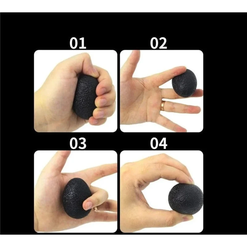 Handtrainer Set 5-teilig, verstellbarer Grifftrainer, Fingertrainer & Anti-Stress-Ball, für Handtraining, Reha, Büro, Sport & Alltag