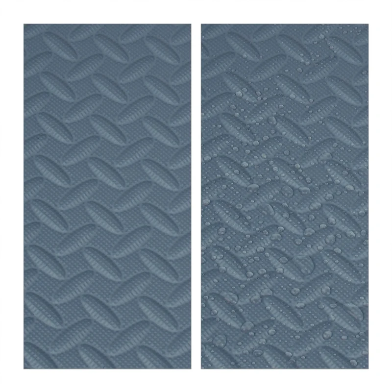 Mattenset 8-teilig Grau, EVA-Puzzlematte, Bodenschutzmatte, 60 x 60 cm, widerstandsfähig und dämpfend