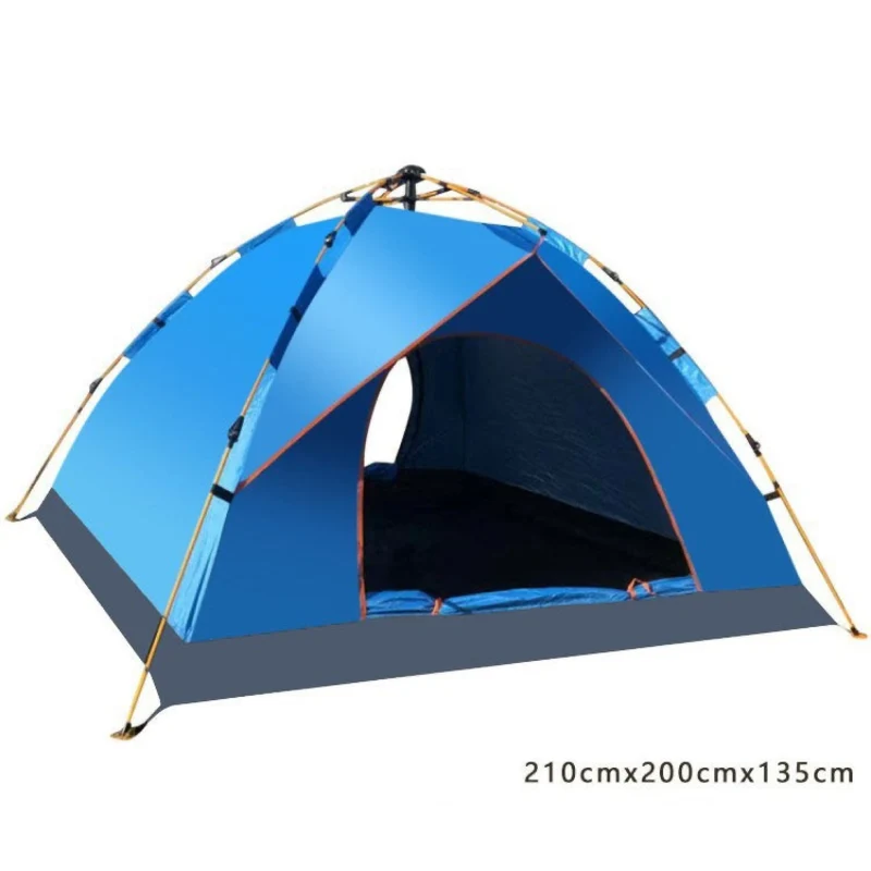 Schnellaufbau Zelt für 3 – 5 Personen, Automatikzelt wasserdicht, Campingzelt mit Tragetasche, Windfest und UV-beständig, leicht & kompakt