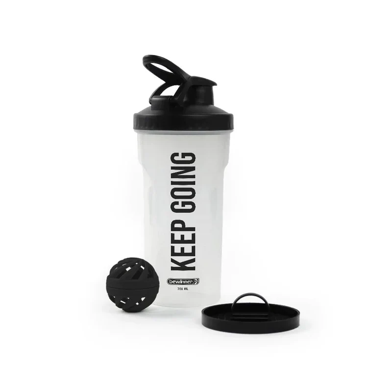 Protein Shaker 700ml, auslaufsichere Verschlusskappe, für cremige und klumpenfreie Proteinshakes, mit Skalierung
