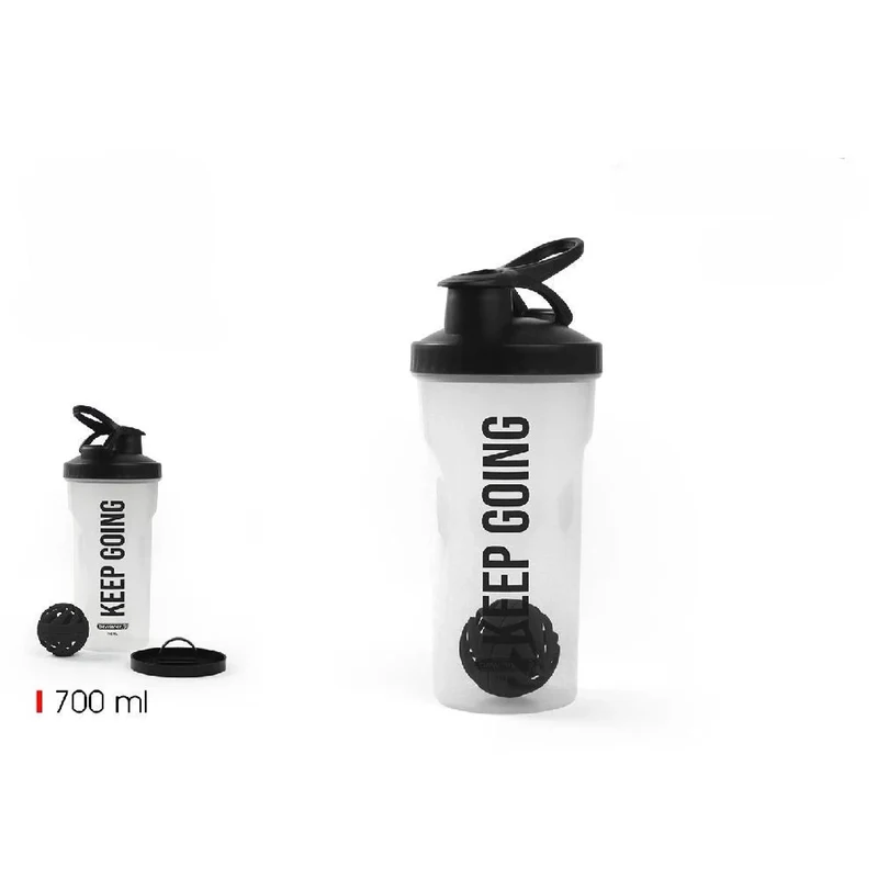 Protein Shaker 700ml, auslaufsichere Verschlusskappe, für cremige und klumpenfreie Proteinshakes, mit Skalierung