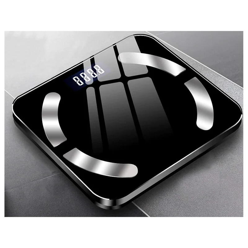 Digitale Körperfettwaage mit Bluetooth und App, kompatibel mit Android und iOS, Analysewaage bis 180 kg, Präzise Messung