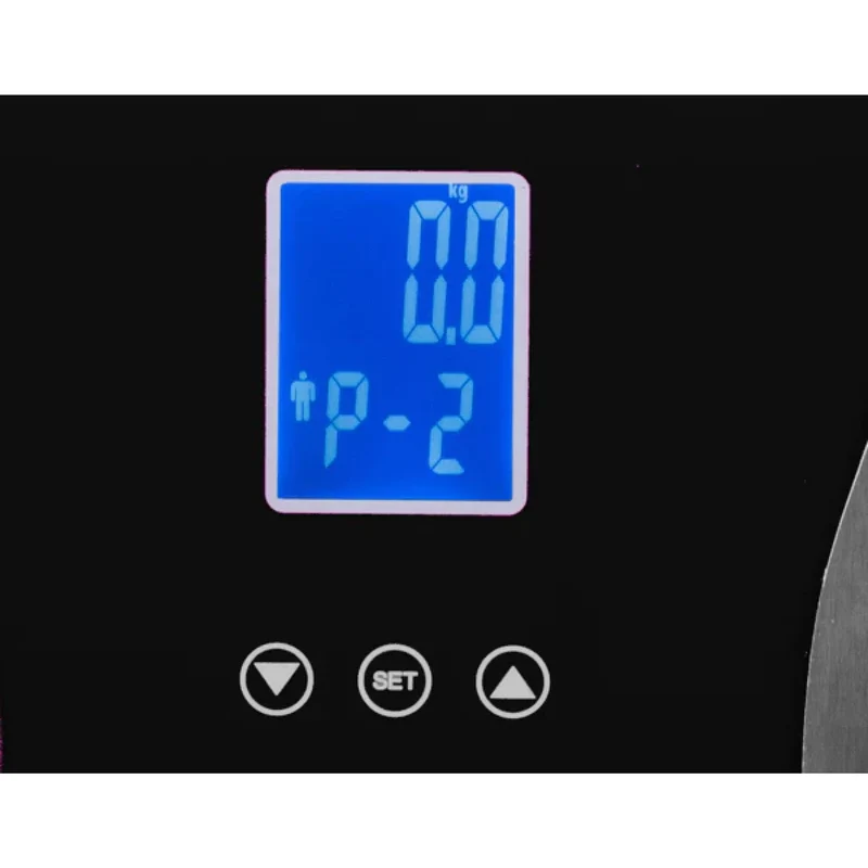 Präzise Digitalwaage für Körpergewicht, LED-Anzeige, gehärtetes Glas, bis 180 kg, automatische Abschaltung