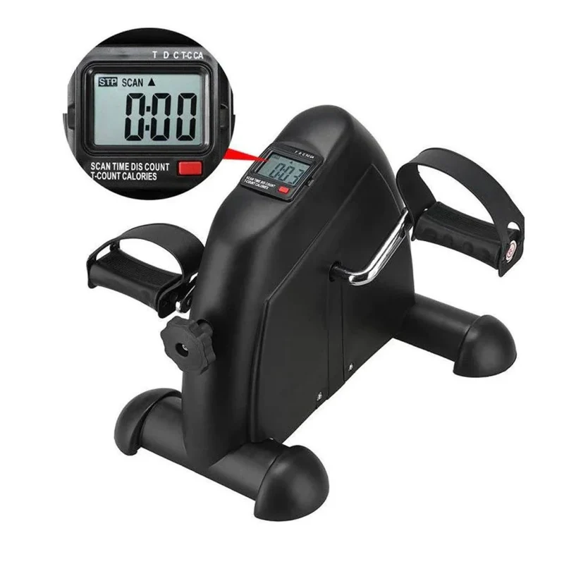 Mini Heimtrainer, mit LCD Display, Kompaktes Fitnessgerät für Arm- und Beintraining