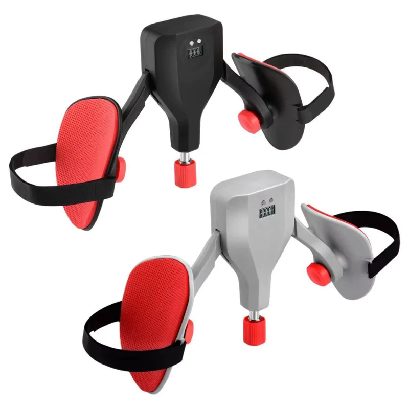 Widerstandstrainer, 10-35 kg, Beintrainer mit Zählfunktion rutschfest und ergonomisch, Ganzkörper Training