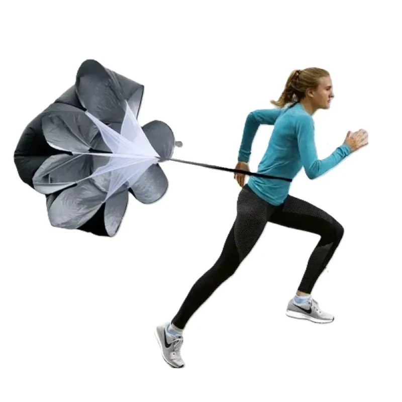 Trainingsschirm für Widerstandstraining, Sprinttraining, Lauf- und Agility-Training, Crossfit, Fußball, inkl. verstellbarem Gurt und Tasche, ideal für Ausdauer und Schnelligkeit