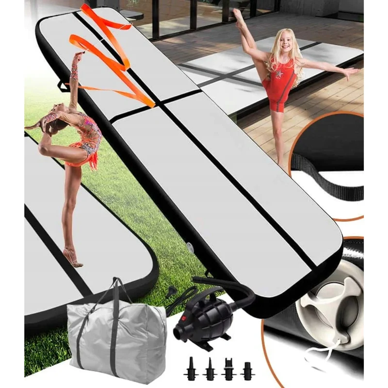 Aufblasbare Gymnastikmatte, Airtrack-Matte, Multifunktional für Sport, Freizeit und Wasser, besonders gelenkschonend und strapazierfähig