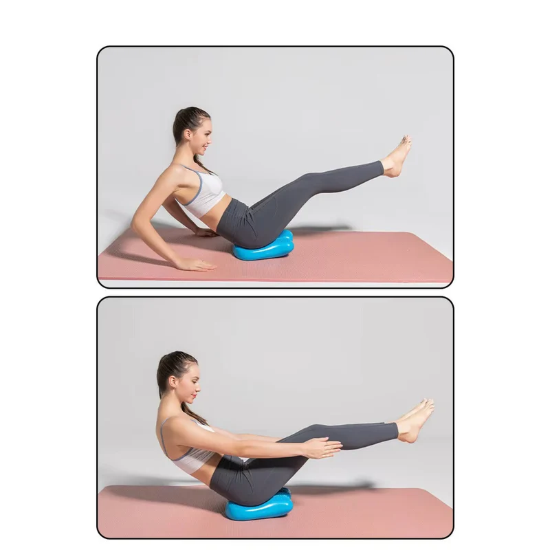 Balancetrainer mit Noppen, Ganzkörpertraining, Stabilität und Fußmassage, mit Handpumpe