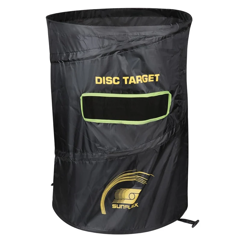 Disc Golf Frisbee Target, mobil faltbar Wurf-Ziel, aus robustem Polyester, Outdoor Spiel für Kinder und Erwachsene, inkl. Tragetasche, 50x50x60 cm