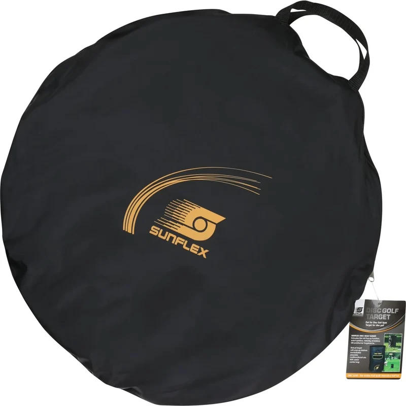 Disc Golf Frisbee Target, mobil faltbar Wurf-Ziel, aus robustem Polyester, Outdoor Spiel für Kinder und Erwachsene, inkl. Tragetasche, 50x50x60 cm