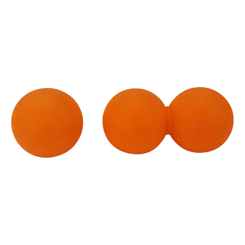 Massageball-Set 5tlg. - 2 Igelbälle + 2 Silikonbälle, verschiedene Ausführungen, Tiefenmassage