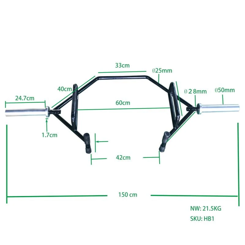 Bells of Steel Open Trap Bar / Hex Bar 3.0 – Rotating Sleeves