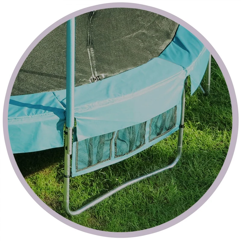 Trainor Sports 15' DELUXE Round Trampoline w/ Enclosure