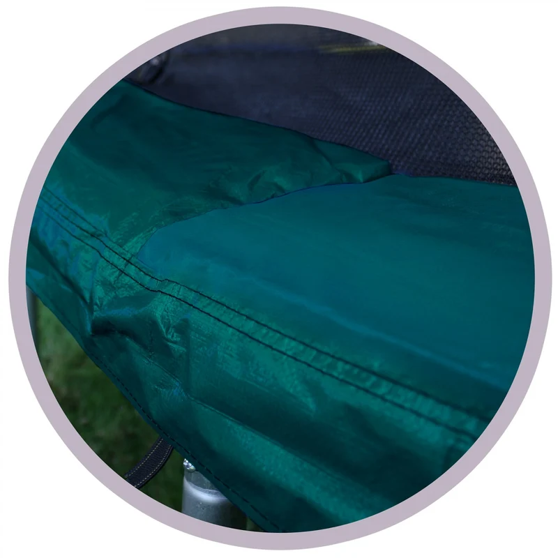 Trainor Sports 15' DELUXE Round Trampoline w/ Enclosure