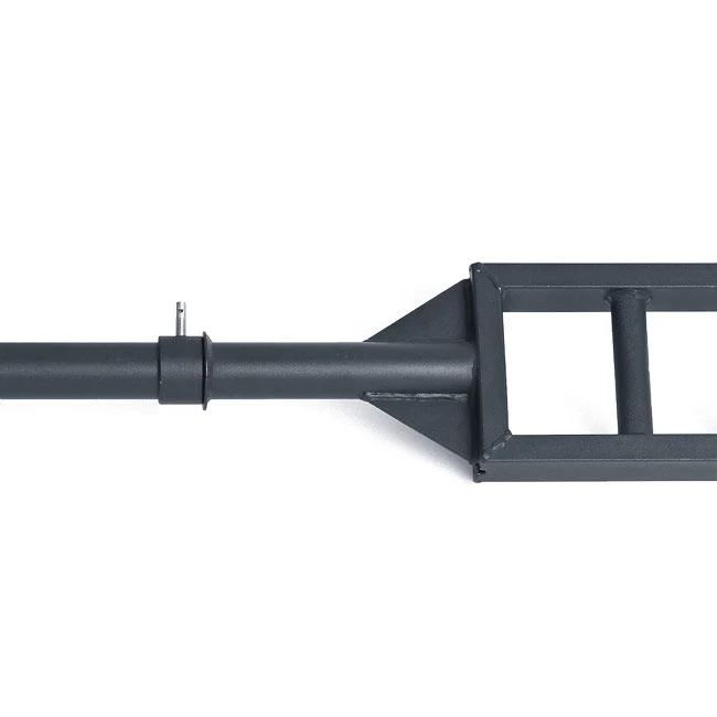 XM FITNESS Straight Black Steel Swiss Bar