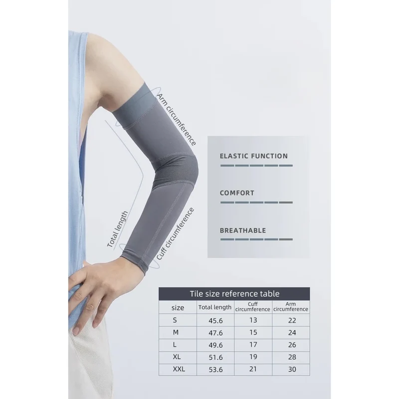 UV-Schutz Ärmel UPF 50+ atmungsaktiv, kühlend & schnell trocknend, Armling für Sport, Radfahren, Laufen