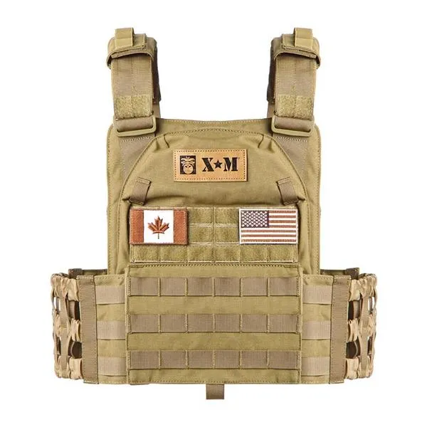 XM FITNESS Tactical Weight Vest - 20lbs