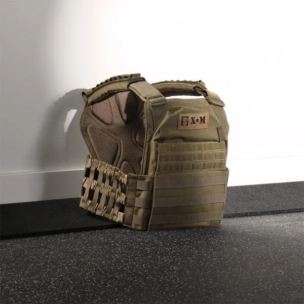 XM FITNESS Tactical Weight Vest - 20lbs