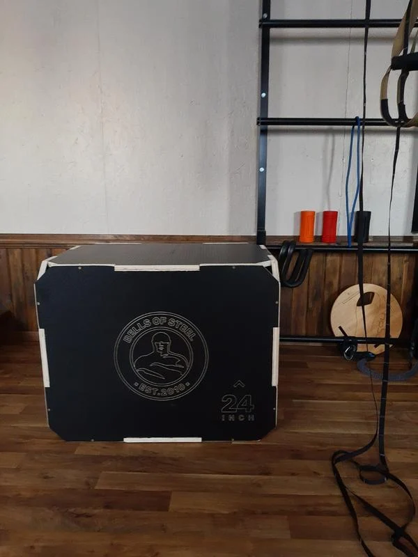 3 - in - 1 Anti Slip Wooden Plyo Box - 20″x 24″x 30″