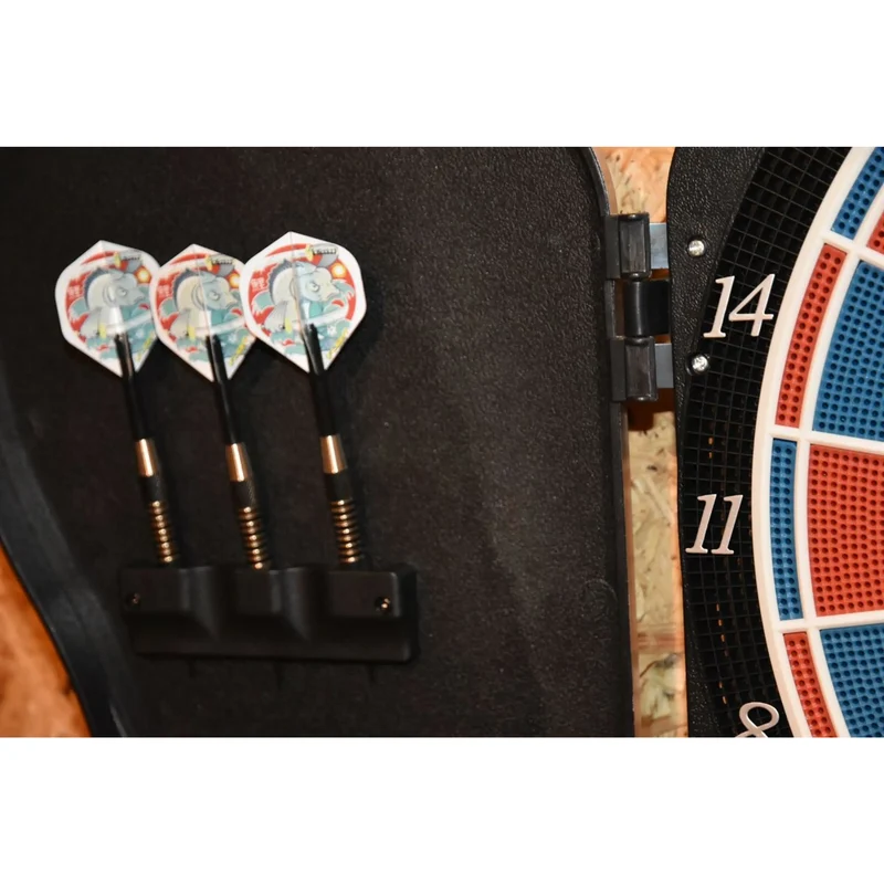 Elektronik-Dartscheibe Deluxe, Ausklappbar, viele verschiedene Spielmodi, bis zu 8 Spieler