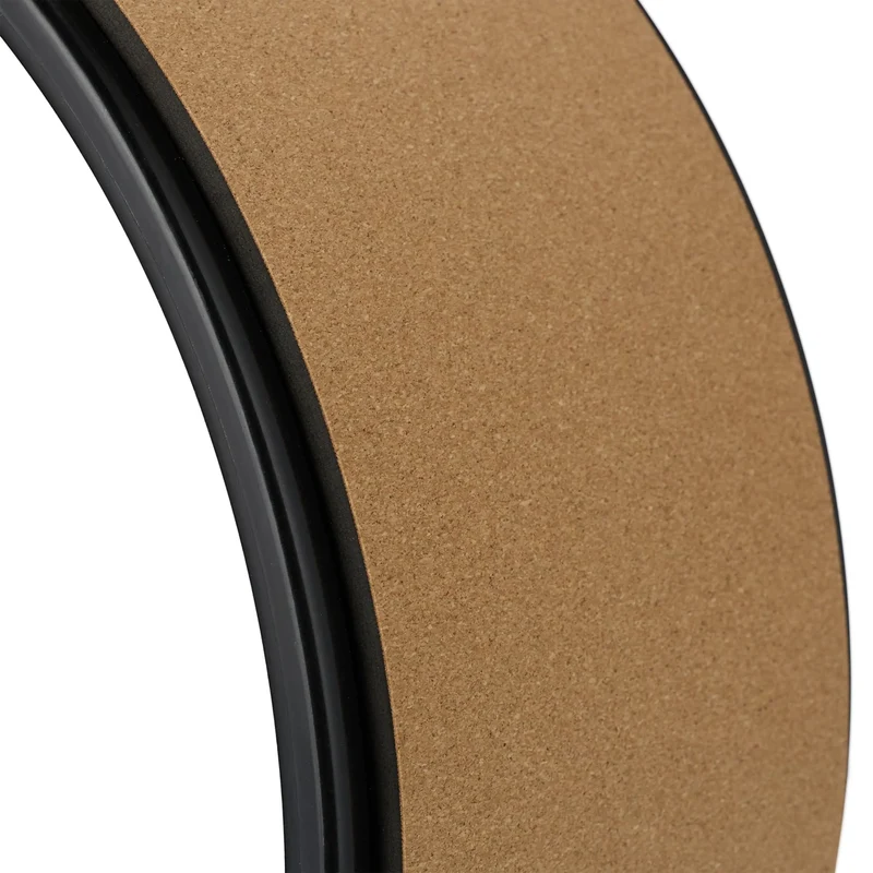 Yoga Rad mit Kork, 32 cm Durchmesser, Rutschfestes Yoga Wheel zur Haltungskorrektur & Rückendehnungnachhaltig und pflegeleicht