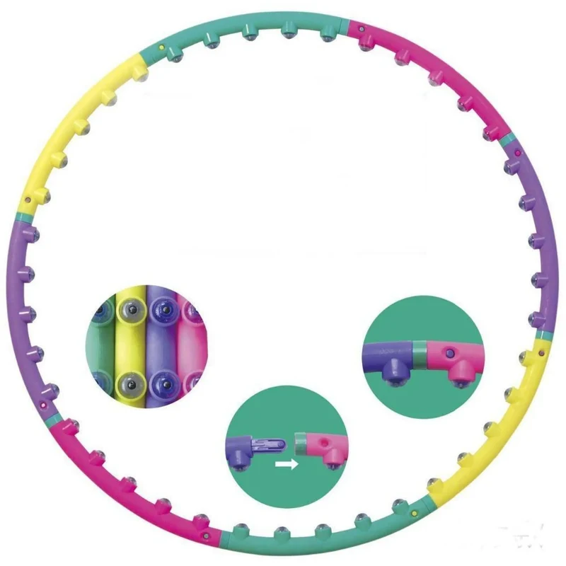 Hula Hoop Reifen Premium, Magnet-Massage-Noppen