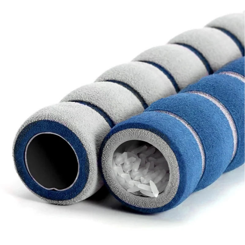 Hula Hoop Edelstahl-Reifen, vollständig befüllbar, weiche rutschfeste Schaumstoff-Ummantelung