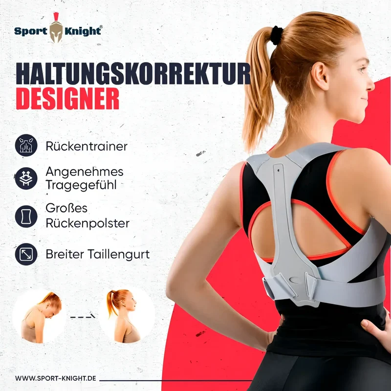 Designer Haltungskorrektur, breiter Taillengurt, angenehmes Tragegefühl