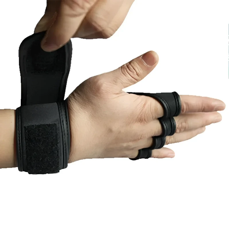 Fitness Handschuhe, mit Handgelenksbandage, verstellbarer Klettverschluss, atmungsaktiv
