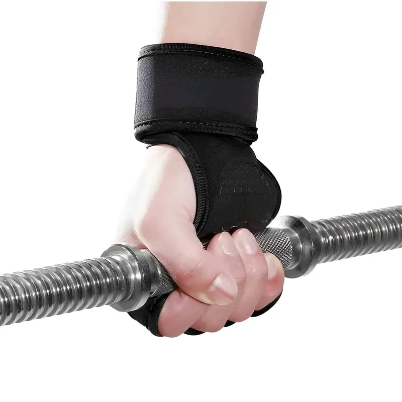 Fitness Handschuhe, mit Handgelenksbandage, verstellbarer Klettverschluss, atmungsaktiv