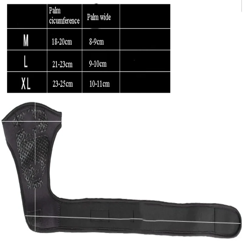 Fitness Handschuhe, mit Handgelenksbandage, verstellbarer Klettverschluss, atmungsaktiv