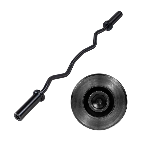 Body Solid Olympic Curl Bar (Black)