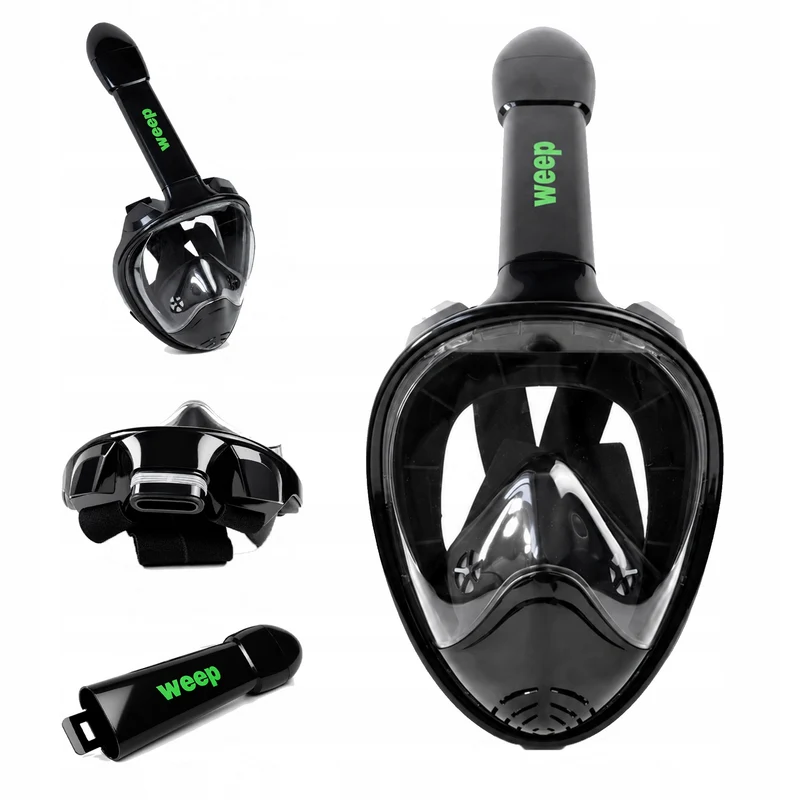 Maska Do Nurkowania Weep Dive-Y Snorkeling Pełnotwarzowa No Fog
