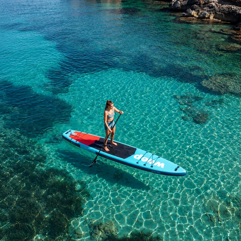 Deska Sup Do Pływania Weep Azure2 Dmuchana Pompowana Akcesoria 365cm 12"