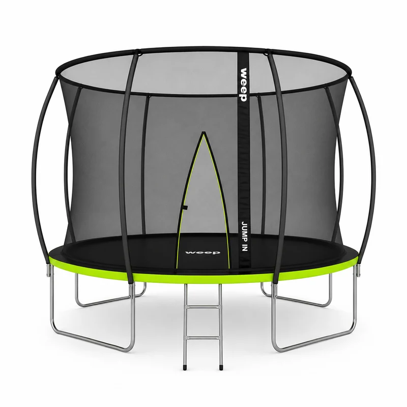 Trampolina Ogrodowa Domowa Dla Dzieci Z Siatką Wewnętrzną - Weep 366cm 12Ft