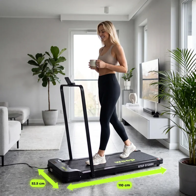 Weep STEP ST200H Bieżnia Elektryczna Składana 2w1 2-Poziomy Nachylenia FItshow App 10km/h