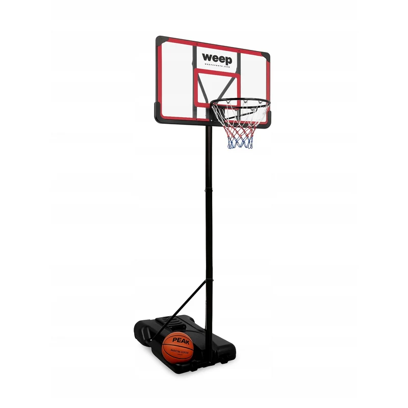 Zestaw kosz do koszykówki WEEP M026A-2 regulowany do 305cm Stabilny Mobilny