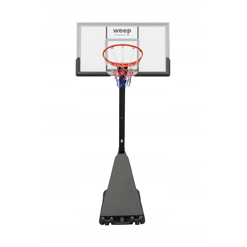 Zestaw do koszykówki Kosz WEEP M027 pełnowymiarowy do 305cm z korbą 80x136