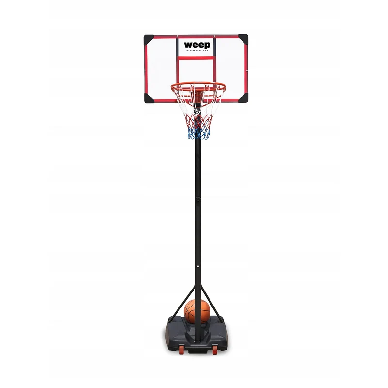 Zestaw do koszykówki Kosz WEEP TN001 regulowany do 260cm mobilny 82x52cm