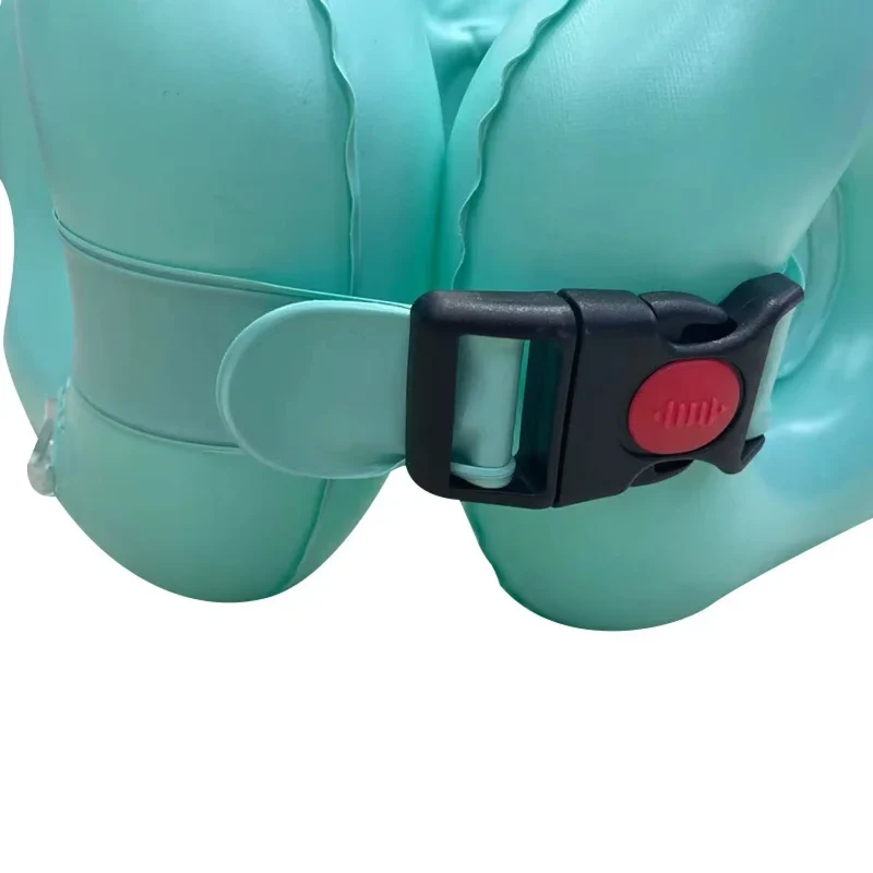 Kinder Schwimmweste mit Engel, Einhorn oder Dino Design, Aufblasbare Schwimmhilfe, Schwimmen lernen für Jungen & Mädchen – Größe M/L in Rosa, Grün & Gelb